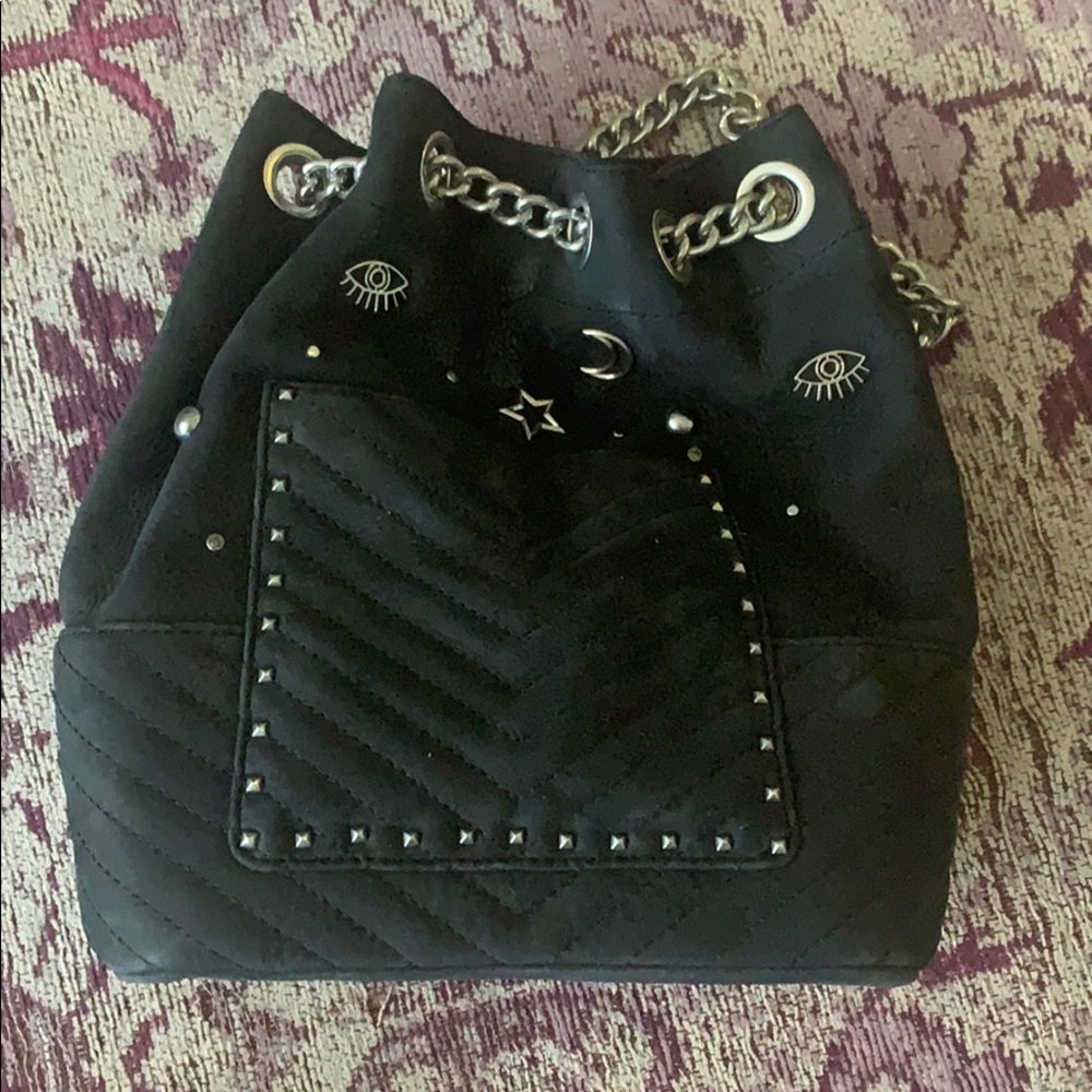 Rebecca Minkoff Chain Cinch Leather Backpack